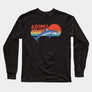 Mako Shark Azores Shark Diving Long Sleeve T-Shirt